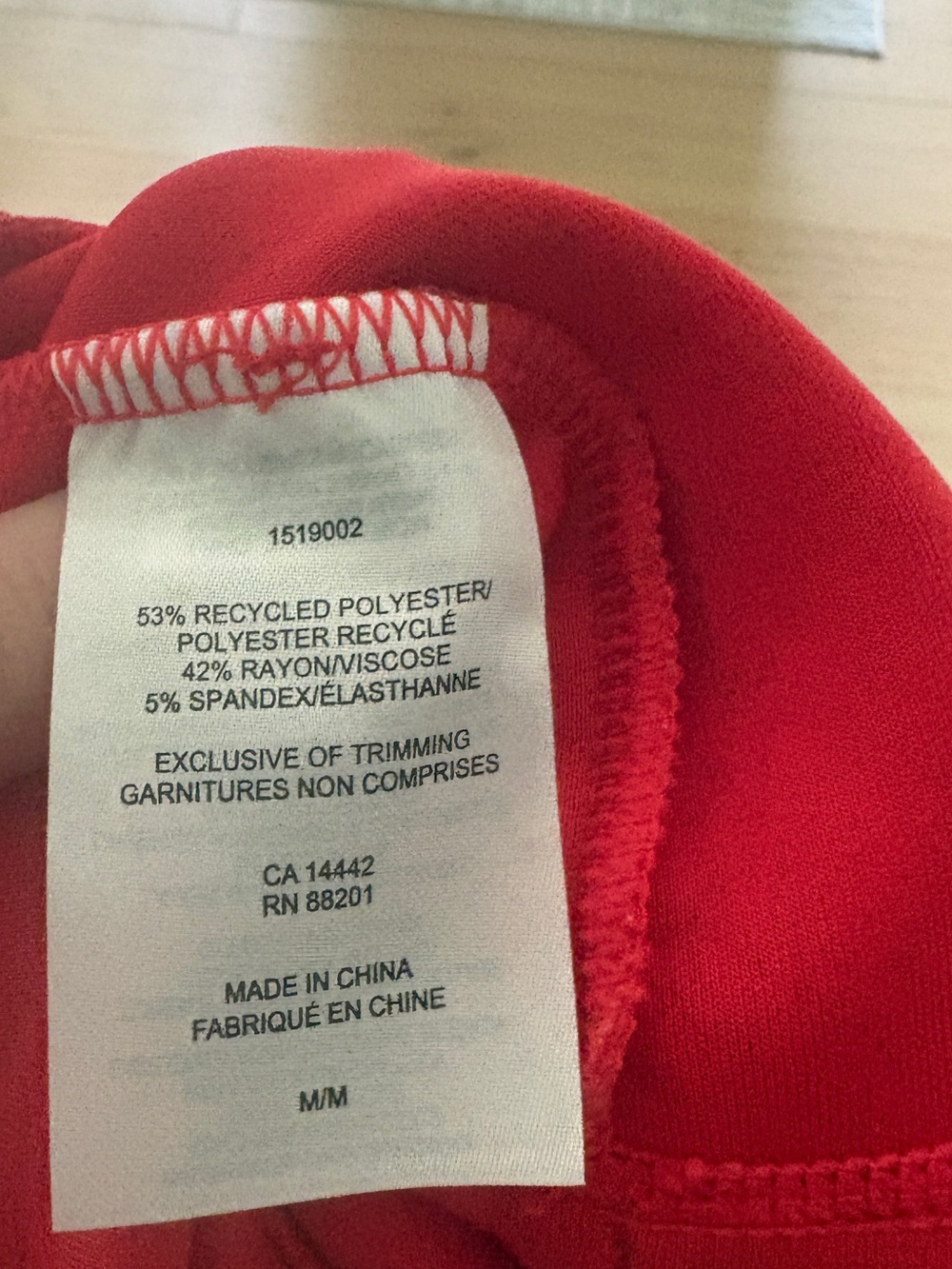 MONDETTA ‘Luscious Red’ Boxy Top - Picture 10 of 10